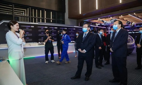 2023科幻大会｜热烈欢迎中国科协万钢主席一行领导莅临参观，指导时频创新技术助力科技发展新未来！